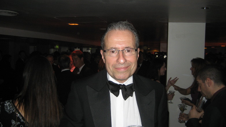 Brittiska författaren Peter James på världspremiären för Casino Royale i London