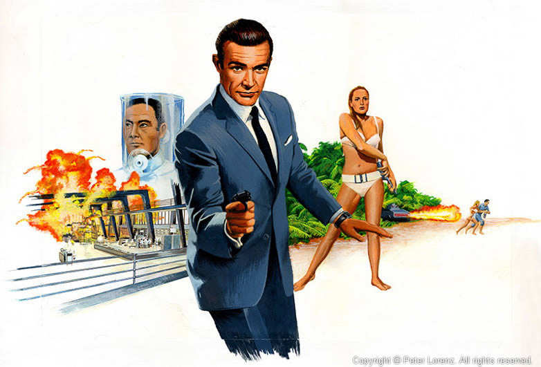 Peter Lorenz Illustrated 007 Doctor No