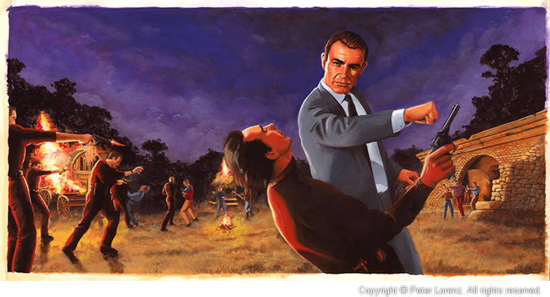 Peter Lorenz Illustrated 007 From Russia with Love
