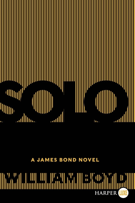 Solo james bond novel US large print paperback