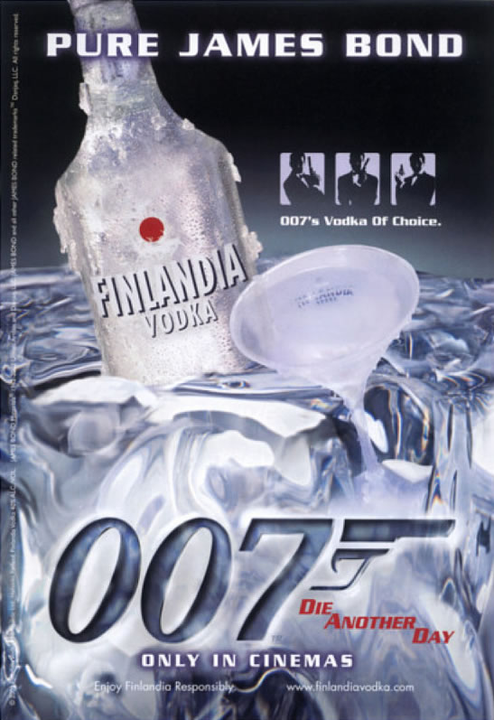 Finlandia Pure James Bond vodka