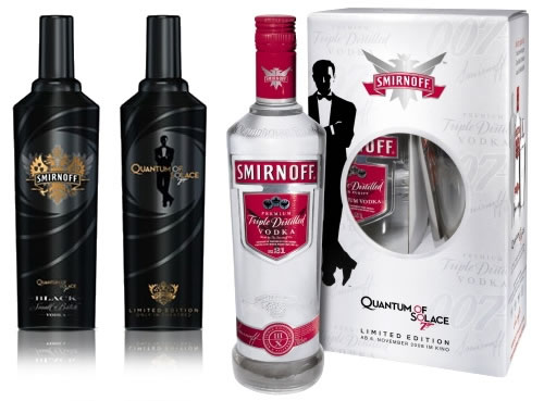 Smirnoff Vodka Quantum of Solace Partnership