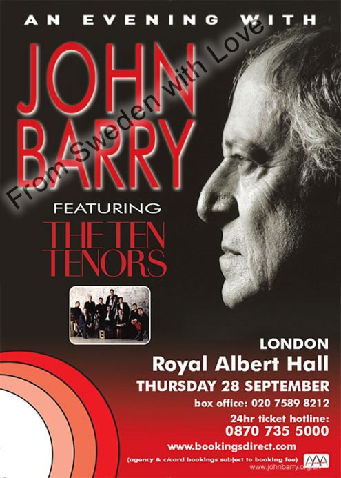 An Evening with John Barry concert