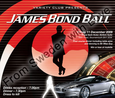 James bond ball variety club