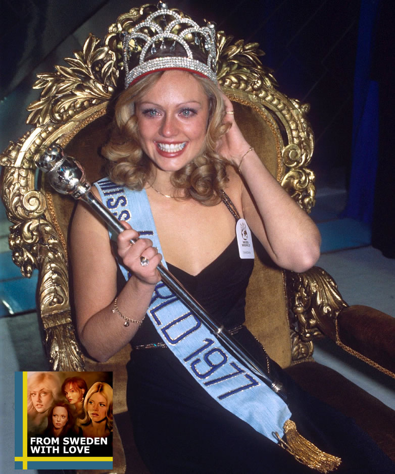 Mary Stavin Miss World 1977