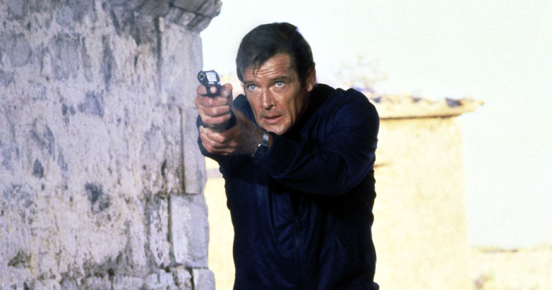 Roger Moore Korfu For Your Eyes Only film