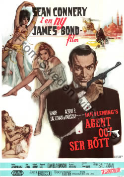One sheet poster for From Russia with Love (1963)