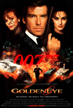 US one sheet poster for GoldenEye (1995)