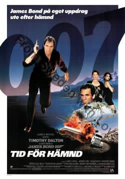 US one sheet poster for Licence to Kill (1989)