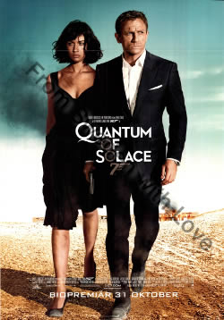 US one-sheet poster for Quantum of Solace (2008)