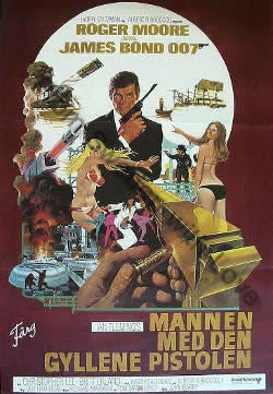 US one-sheet poster The Man with the Golden Gun