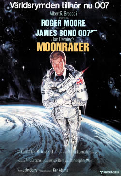 US one sheet poster for Moonraker (1979)