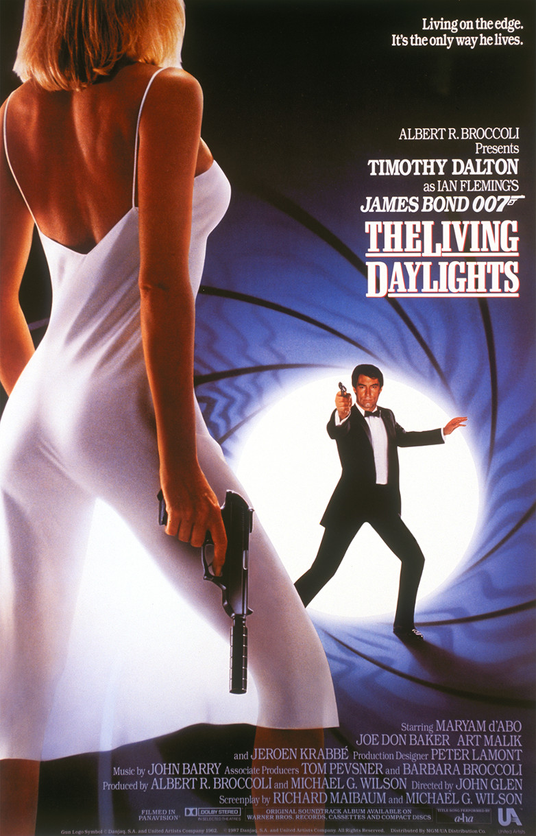 One sheet poster for The Living Daylights (1987)