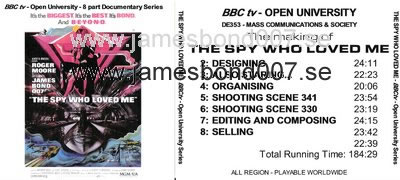 The making of The Spy Who Loved Me 8 part series