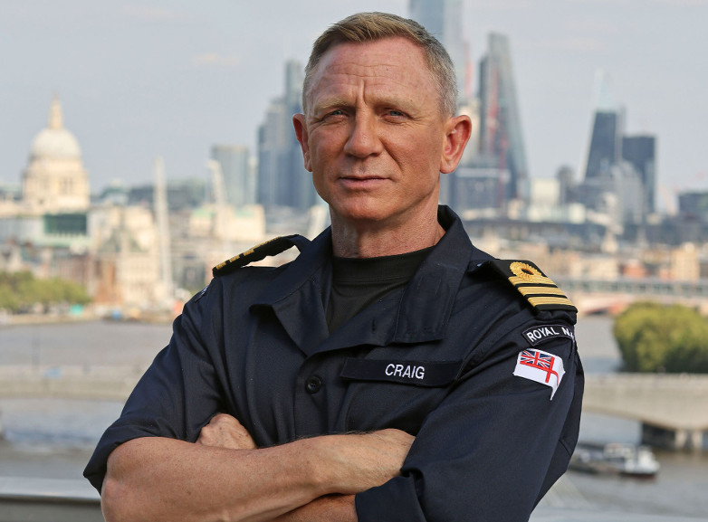 Daniel Craig Honorary Royal Navy Commander