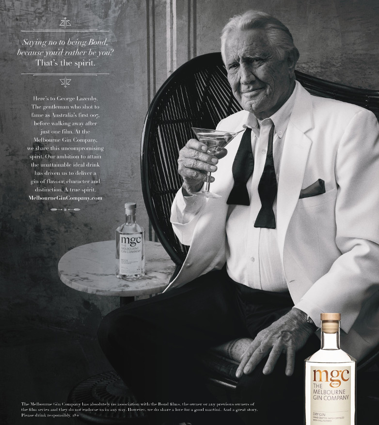George Lazenby The Melbourne Gin Company