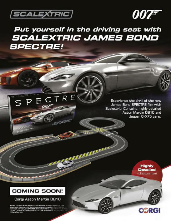 Scalextric James Bond SPECTRE racing set