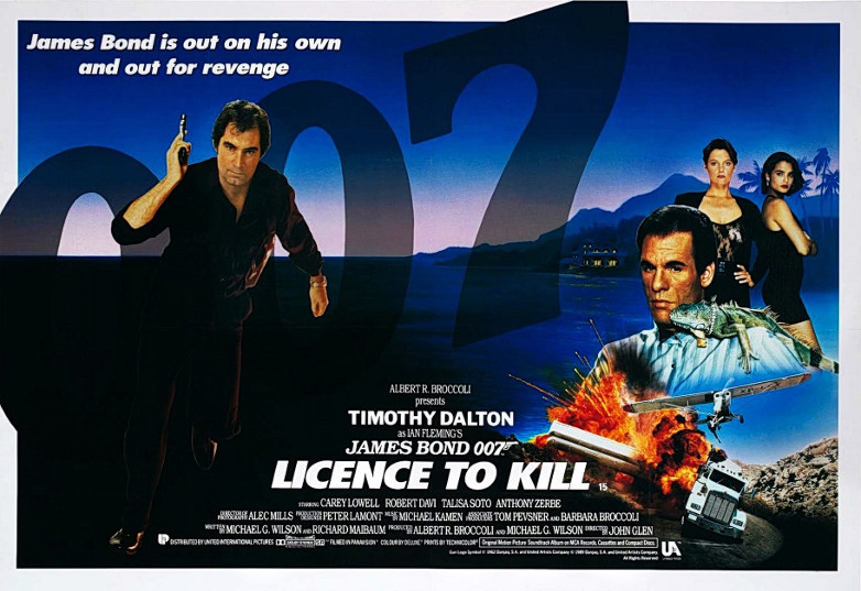 Licence to Kill UK Quad poster